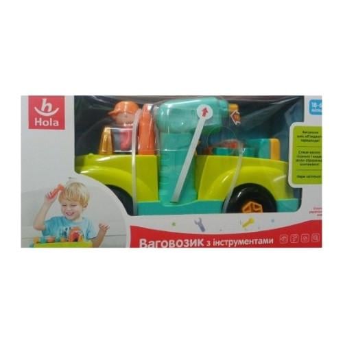 Конструктор-грузовик HOLA Ваговозик с инструментами (789)