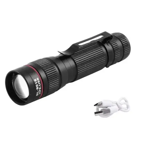 Ліхтар Bailong BL-B518/Li-ion/1хXPE+Cob/Zoom/ЗУ USB (B518)