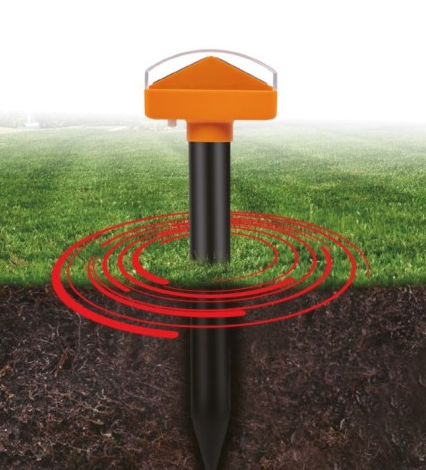 Відлякувач кротів на сонячній батареї No Pest Mole Repeller комплект 1800 м2 - фото 3 Відлякувач кротів на сонячній батареї No Pest Mole Repeller комплект 1800 м2 - фото 3