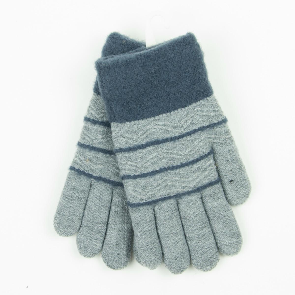 Зимние перчатки для мальчиков на 3-5 лет 19-7-56 Серый