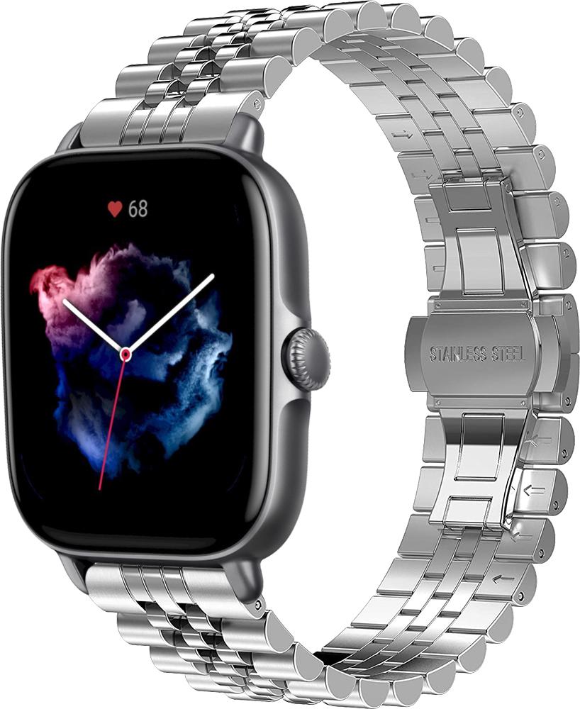 Браслет металлический Stech для Amazfit GTS 3 Silver (26978-59)