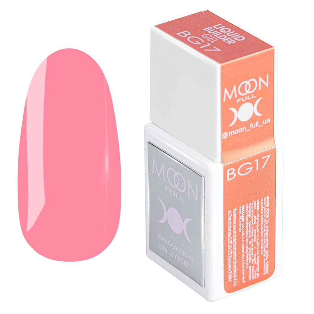 Гель для наращивания моделирующий Moon Full Liquid Builder Gel №BG17 15 мл