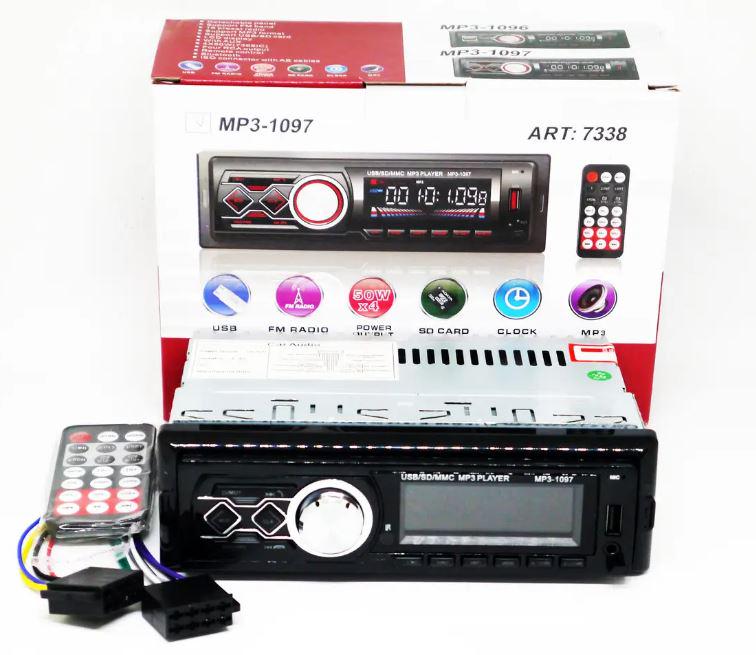 Автомагнітола 1DIN 1097BT Bluetooth/MP3 Player/FM/USB/microSD/AUX (17504) - фото 6