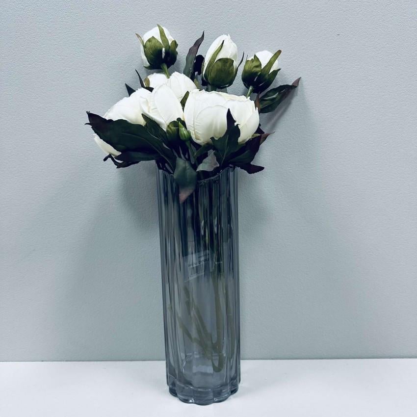 Ваза скляна UniGlass 5966 см 30 (2506168604) - фото 3 Ваза скляна UniGlass 5966 см 30 (2506168604) - фото 3