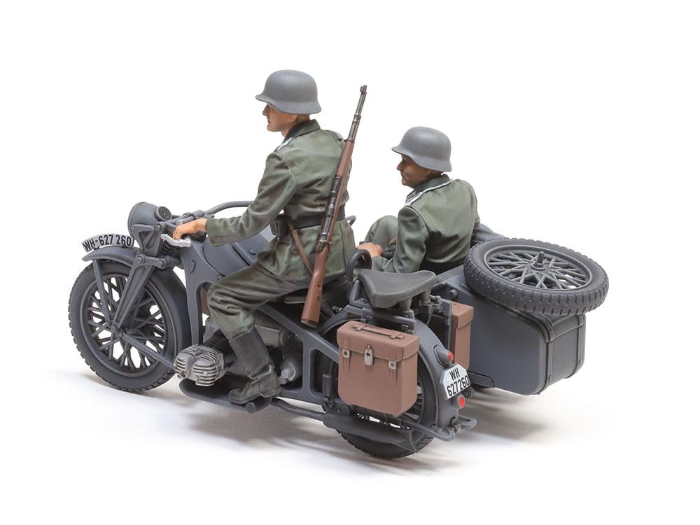 ᐉ Збірна модель Tamiya Німецький мотоцикл з коляскою 1:35 KS600