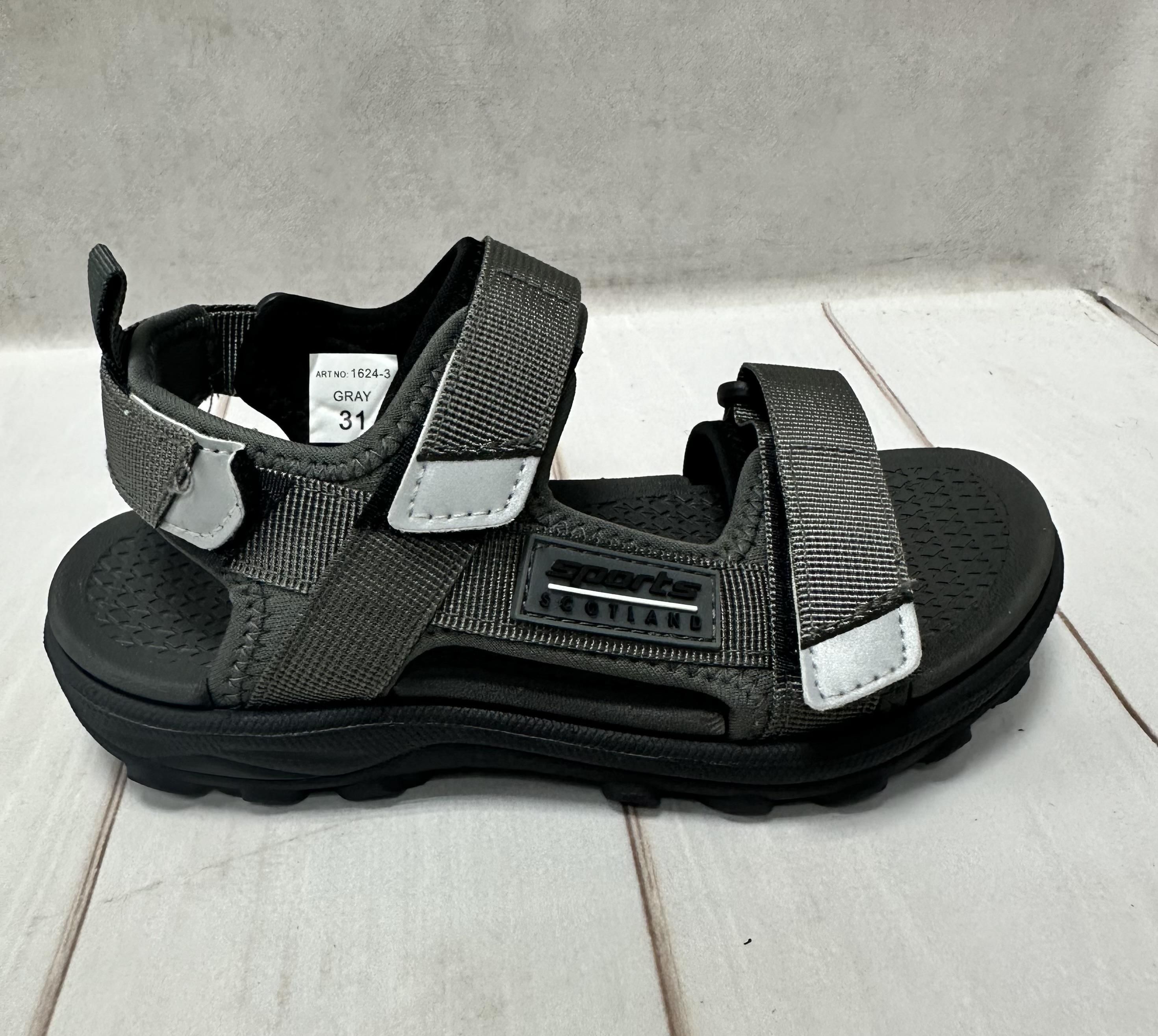 Босоножки детские EeBb для мальчика р. 35 23,5 см Серый (15425638)