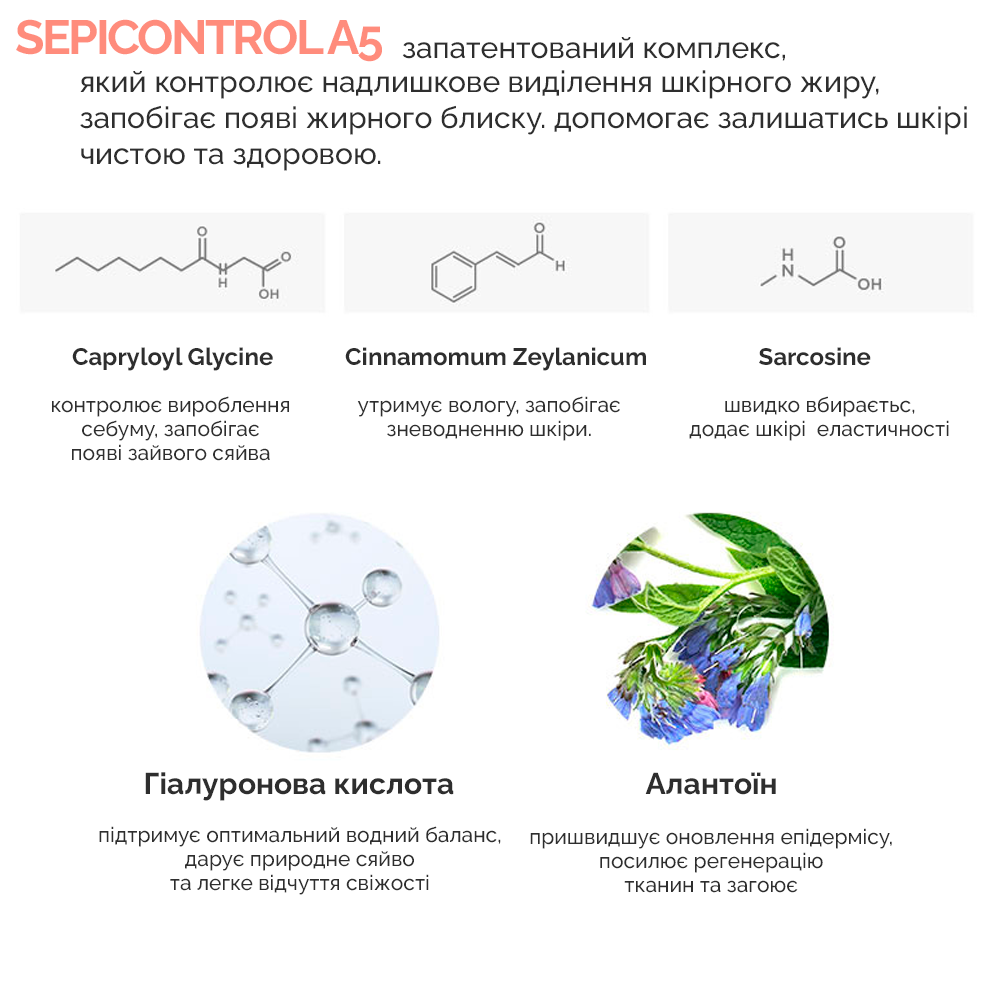 Лосьйон себорегулюючий сонцезахисний SPF 50+ Dr.Ceuracle 5α Control No Sebum Sun Lotion 50 мл - фото 4