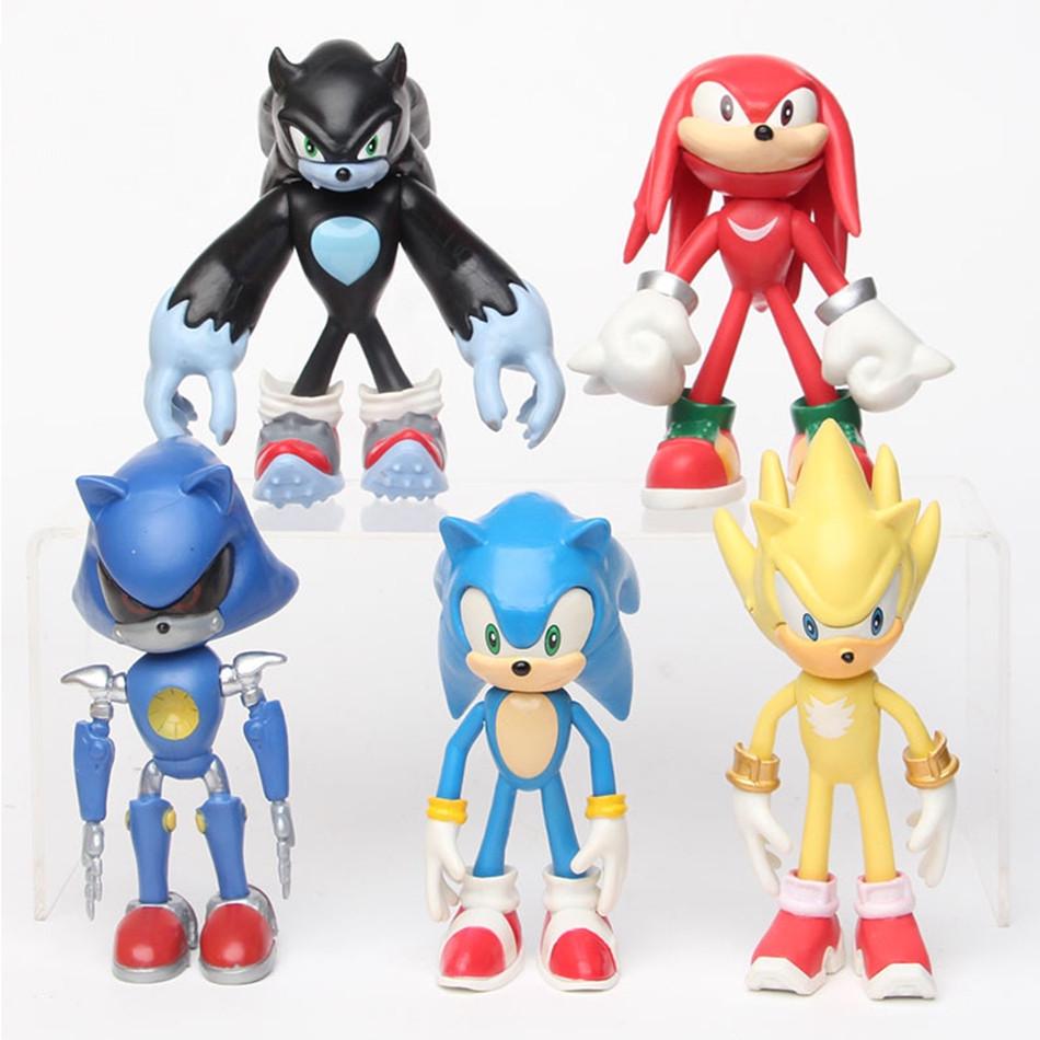 Игровой набор фигурок Супер Соник 5 14см Super Sonic Ежик