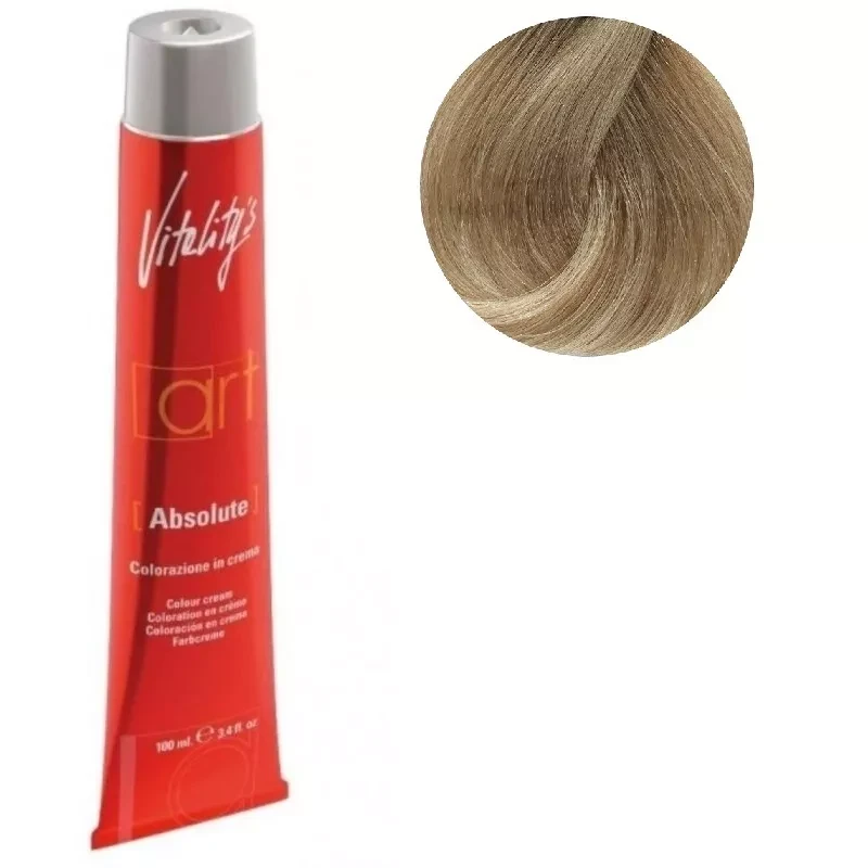 Крем-краска для волос с масляным коктейлем Vitality’s Art Absolute Hair Color Cream 9/2 Бежевый очень светлый блондин 100 мл