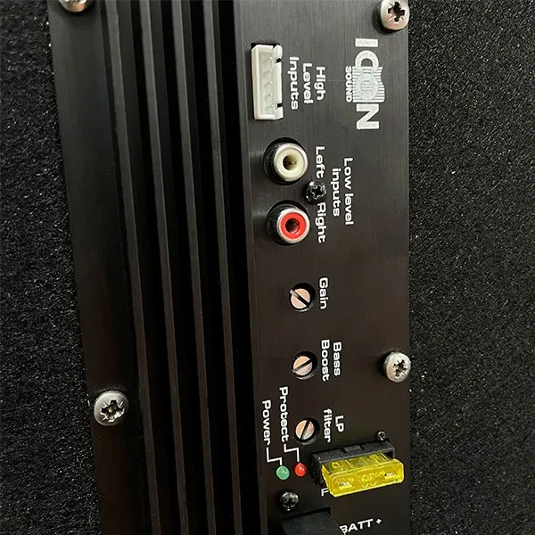 Сабвуфер автомобільний корпусний активний UAudio Icon AS 10 із вбудованим підсилювачем 300 Вт 10" (3154) - фото 6