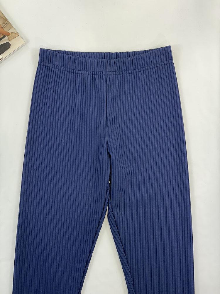 Лосины в рубчик для девочки Semejka 0303 152 см Синий (157803) - фото 2