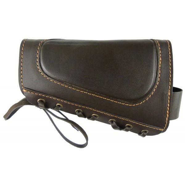 Патронташ на приклад Медан кожаный открытый на 6 патронов 12 калибра (24820481) - фото 1 Патронташ на приклад Медан кожаный открытый на 6 патронов 12 калибра (24820481) - фото 1