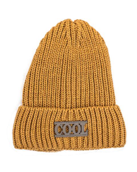 Шапка детская для мальчиков Марк D837 флис 50-54 см Терракотовый