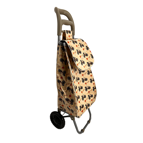 Сумка на колесах Stenson MH-1901 34x27x94 см до 25 кг. Желтый (34187915)