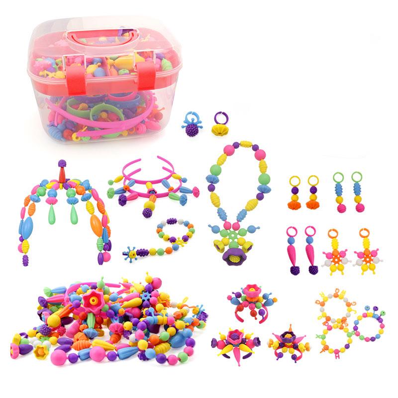 Большой набор бусин для изготовления украшений BEAUTY BOX Поп Арт 520 шт.