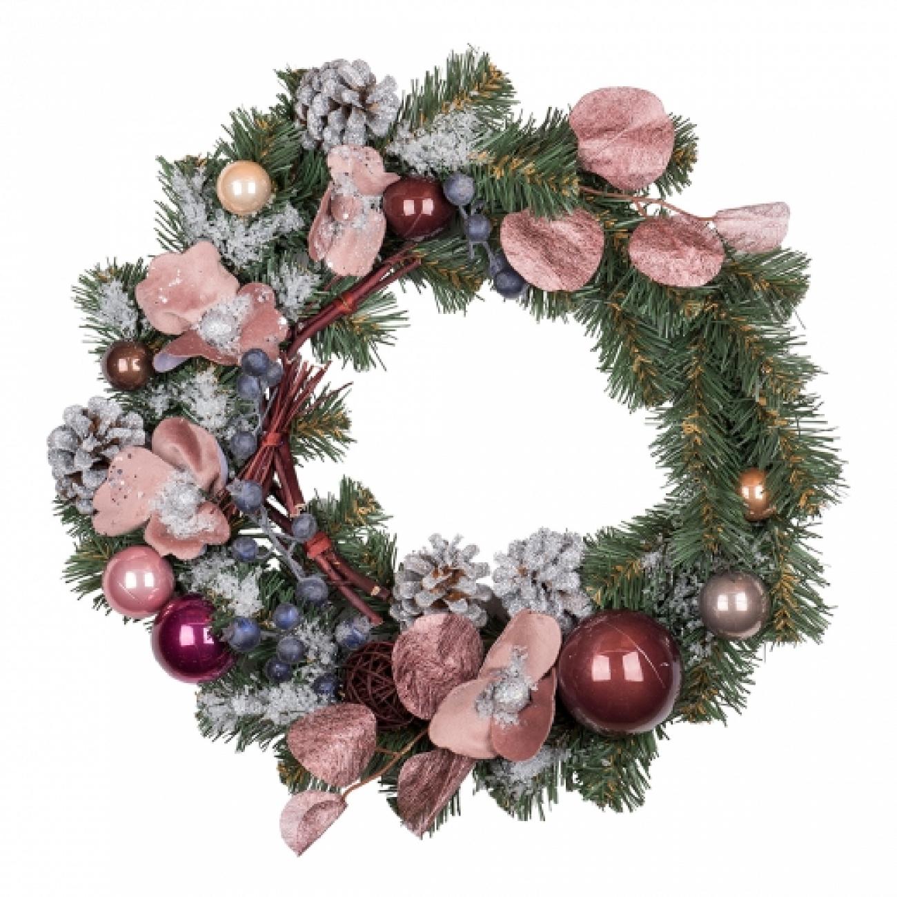 Венок Yes! Fun Камелия D35 см украшенный (0904444)