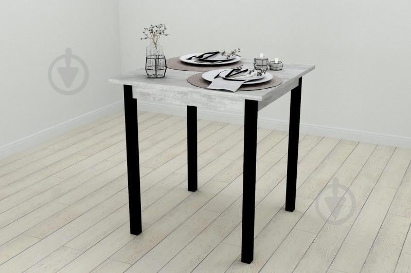 Стол кухонный Ferrum-decor Диего 75x70x70 Черный ДСП Урбан Лайт 16мм (DIE0014)