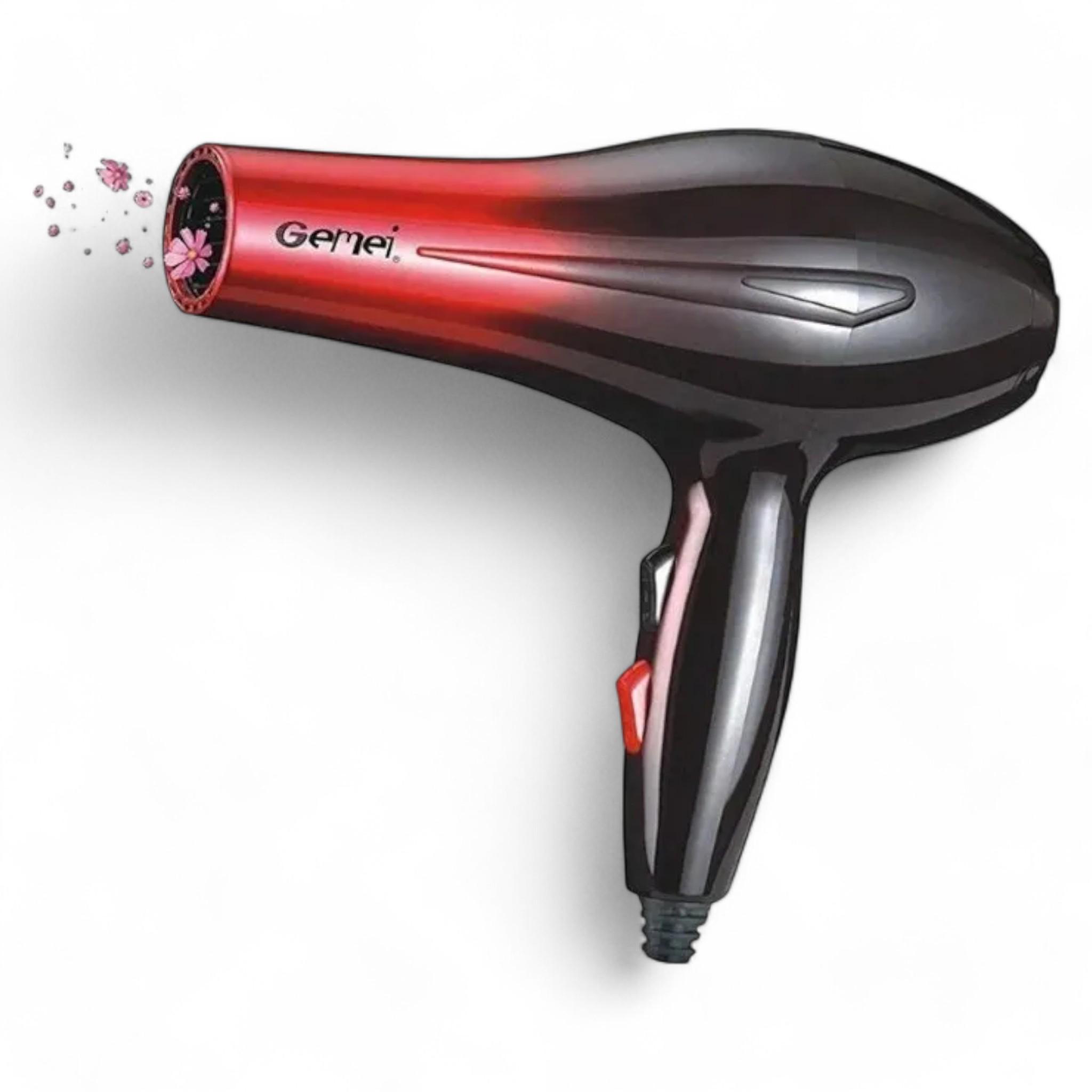 Фен Gemei GM-1719 для укладки и сушки волос с насадкой-концентратором 1800W (Н_GM1719) - фото 7