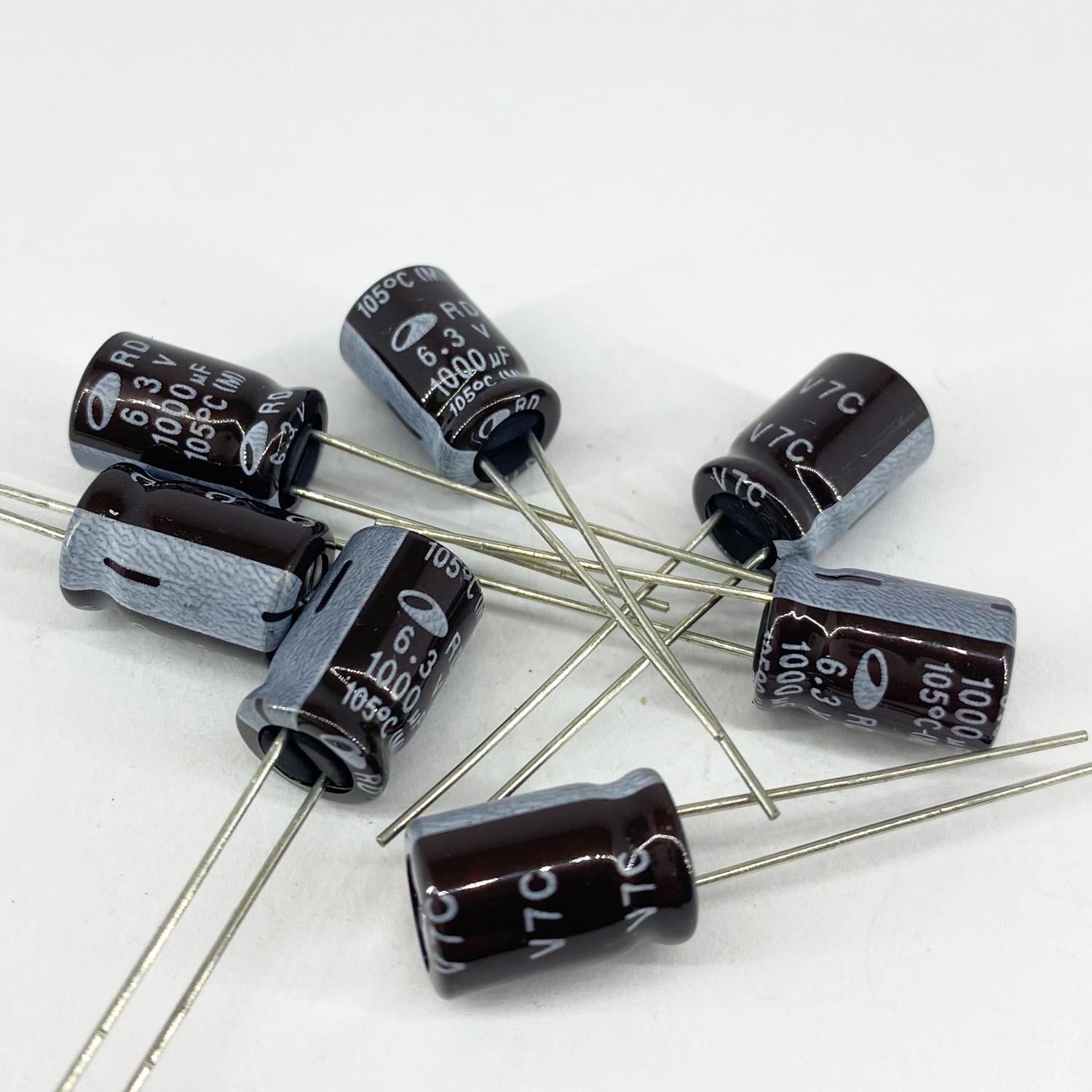 Электролитические конденсаторы Samwha 1000 мкф 6,3V 8x11,5 мм 105 °C (5451)