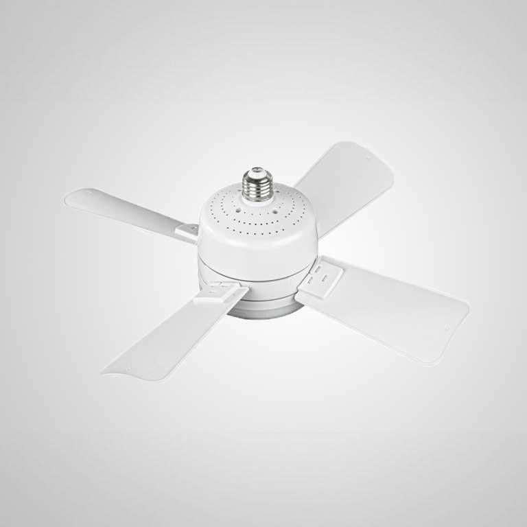 Лампа-вентилятор Socket Fan Light LED в патрон E27 универсальный потолочный 2в1 - фото 6