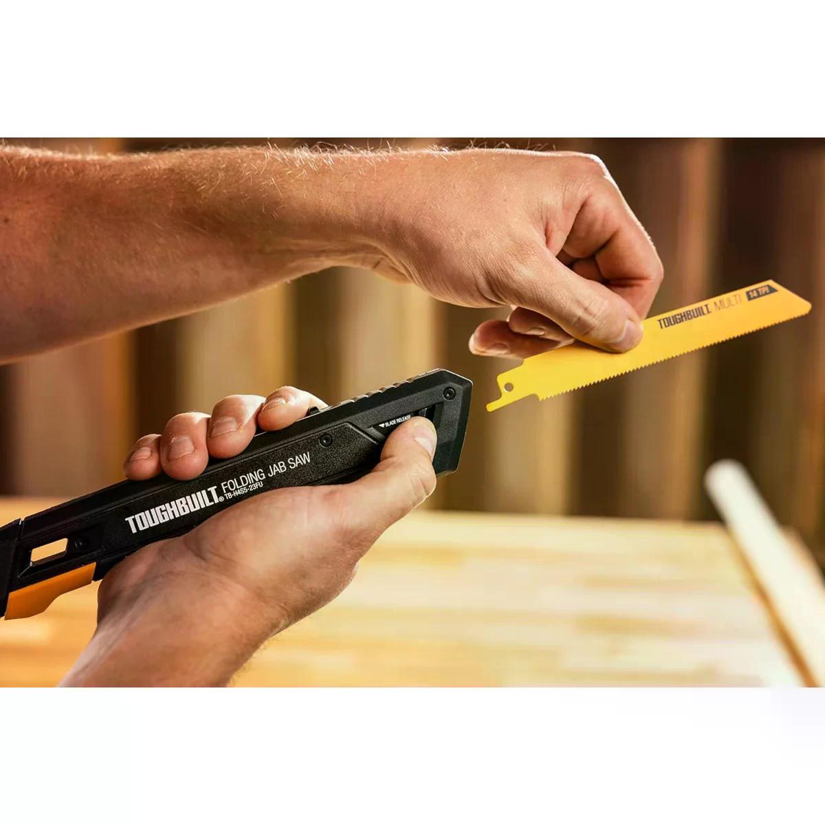 Ножівка TOUGHBUILT TB-H4S5-23FUT з полотнами 4 шт. (27831803) - фото 5