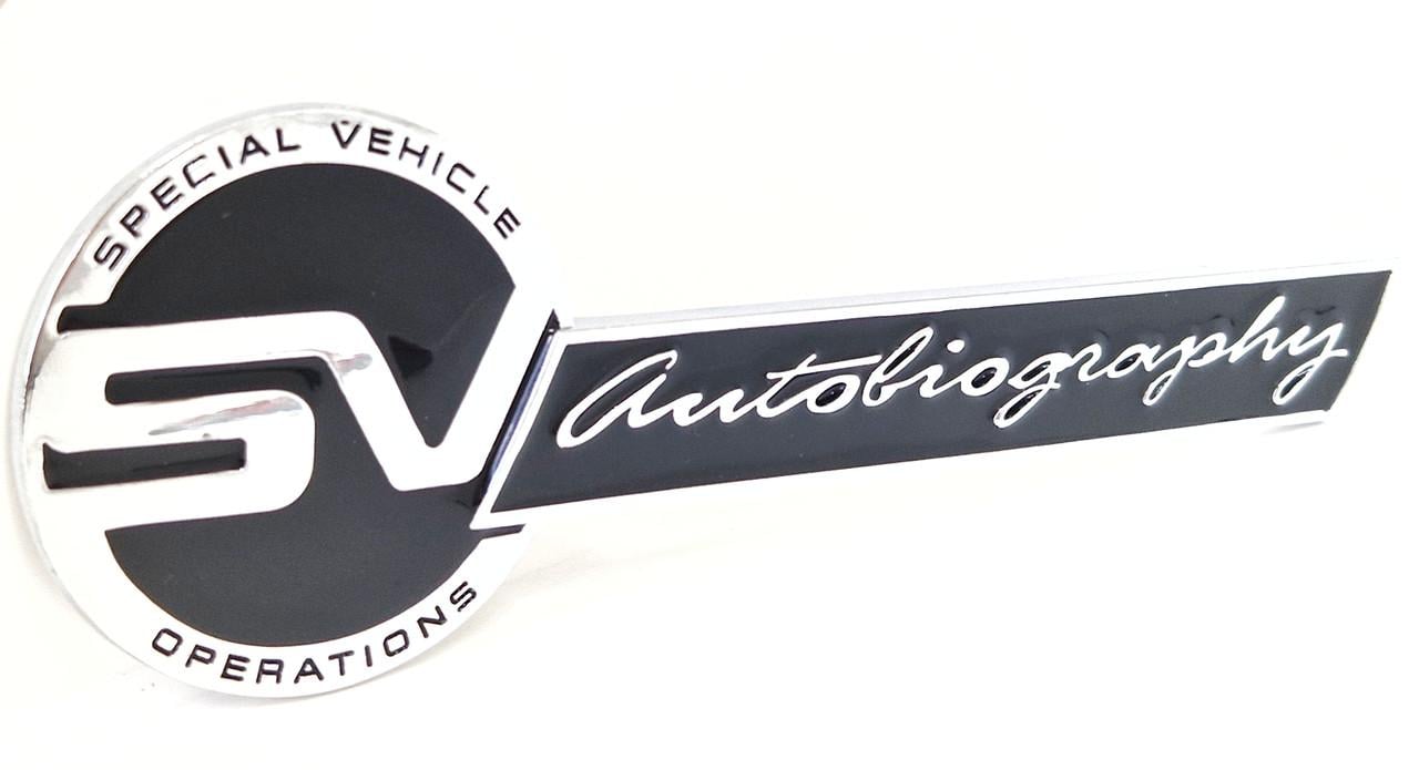 Эмблема Autobiography SV SPECIAL VEHICLE OPERATIONS Land Rover (2308520815)