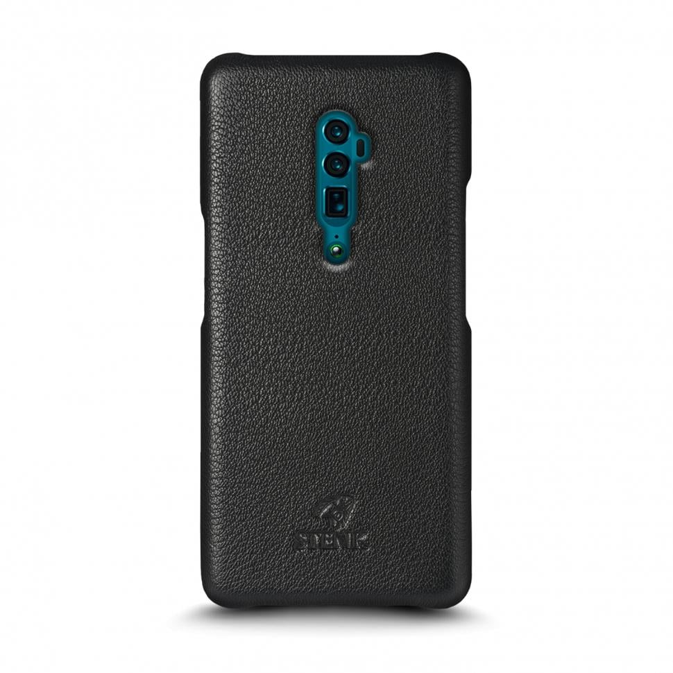 Кожаная накладка Stenk Cover для OPPO Reno 10x Zoom Черный (69375)
