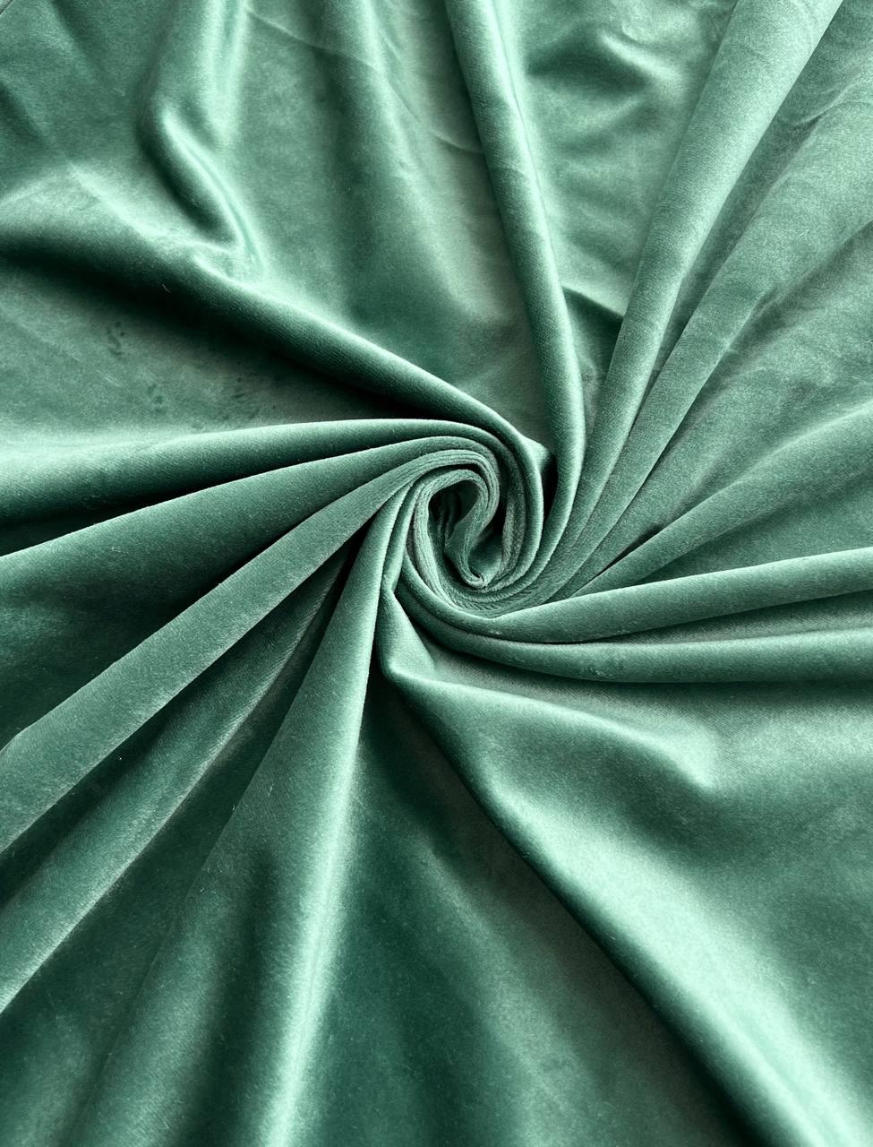 Штора велюрова на тасьмі 6 см 300х260 см Пляшковий (SB-01-23N94Т43)