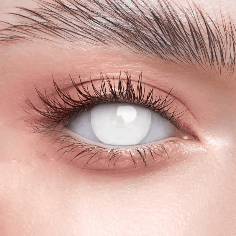 Контактні лінзи білі Elite Lens Бельмо +0,00 14,5 мм 2 шт. Білий (25906799)