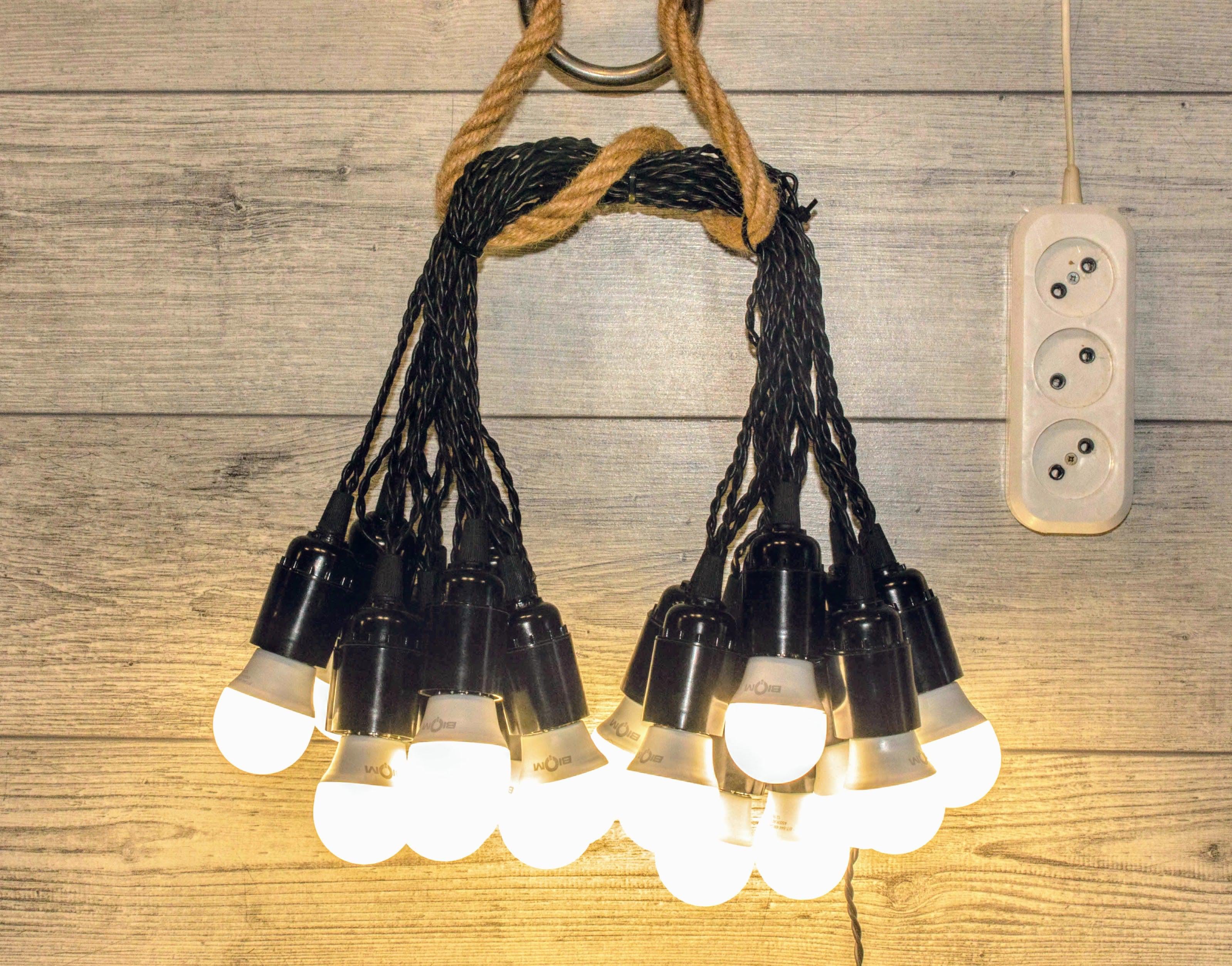 Гірлянда вулична Retro Lampa LED 4W IP44/220V (150542441) 15 м 31 лампа волозахисна