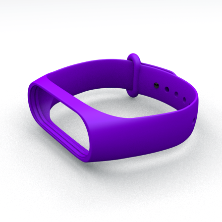 Ремешок для фитнес браслета Xiaomi Mi Smart Band 5 Purple