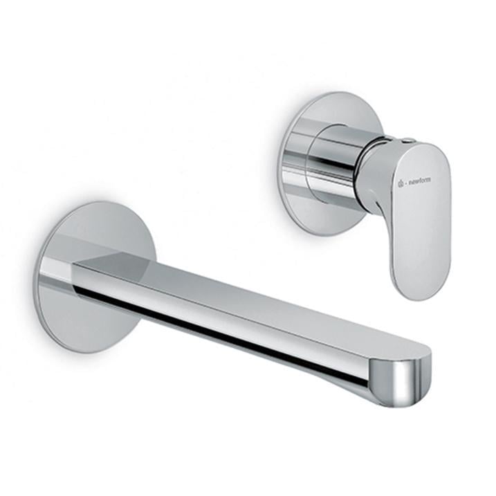 Смеситель для умывальника Form Linfa II настенный без встроенной части 245 мм Bianco Opaco (69430E.01.014)