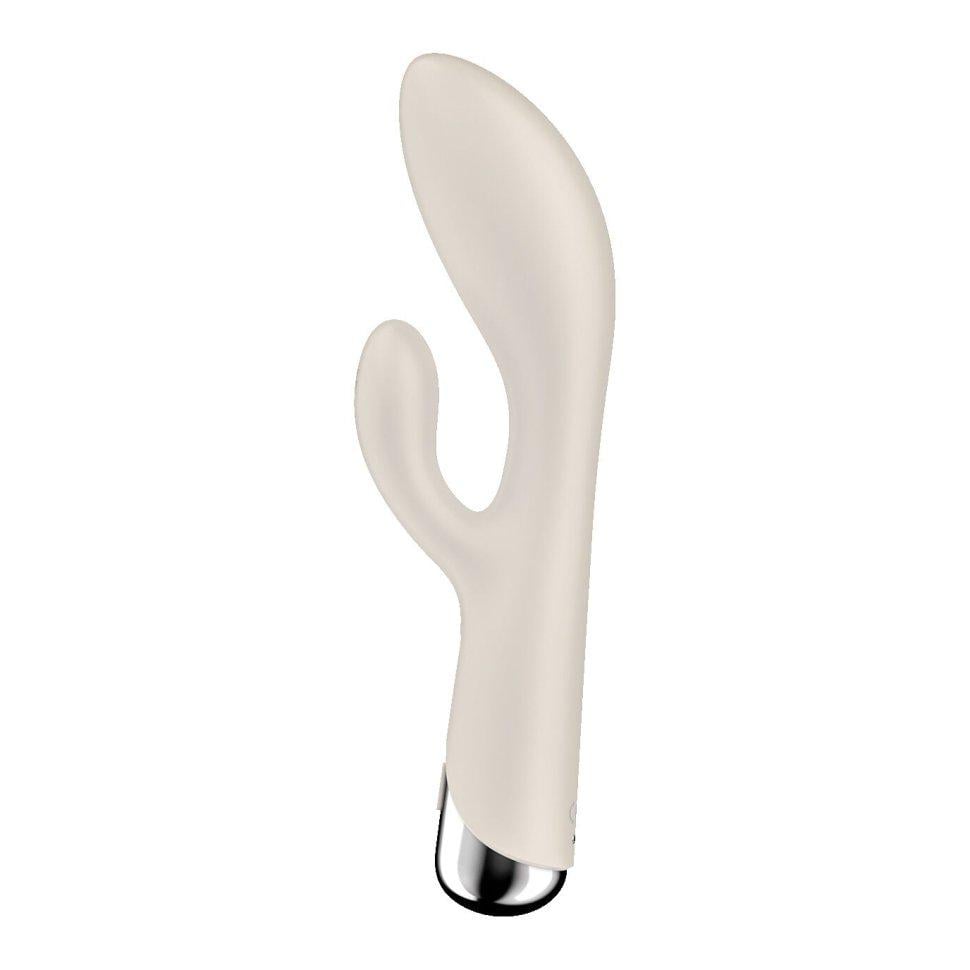 Вибратор-кролик Satisfyer Spinning Rabbit 1 Beige с ротацией 3 мотора (38026073)