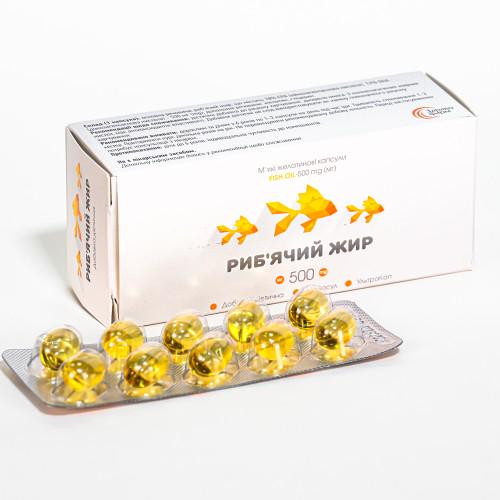 Риб'ячий жир УльтраКап №30 має антиоксидантні властивості 500 мг