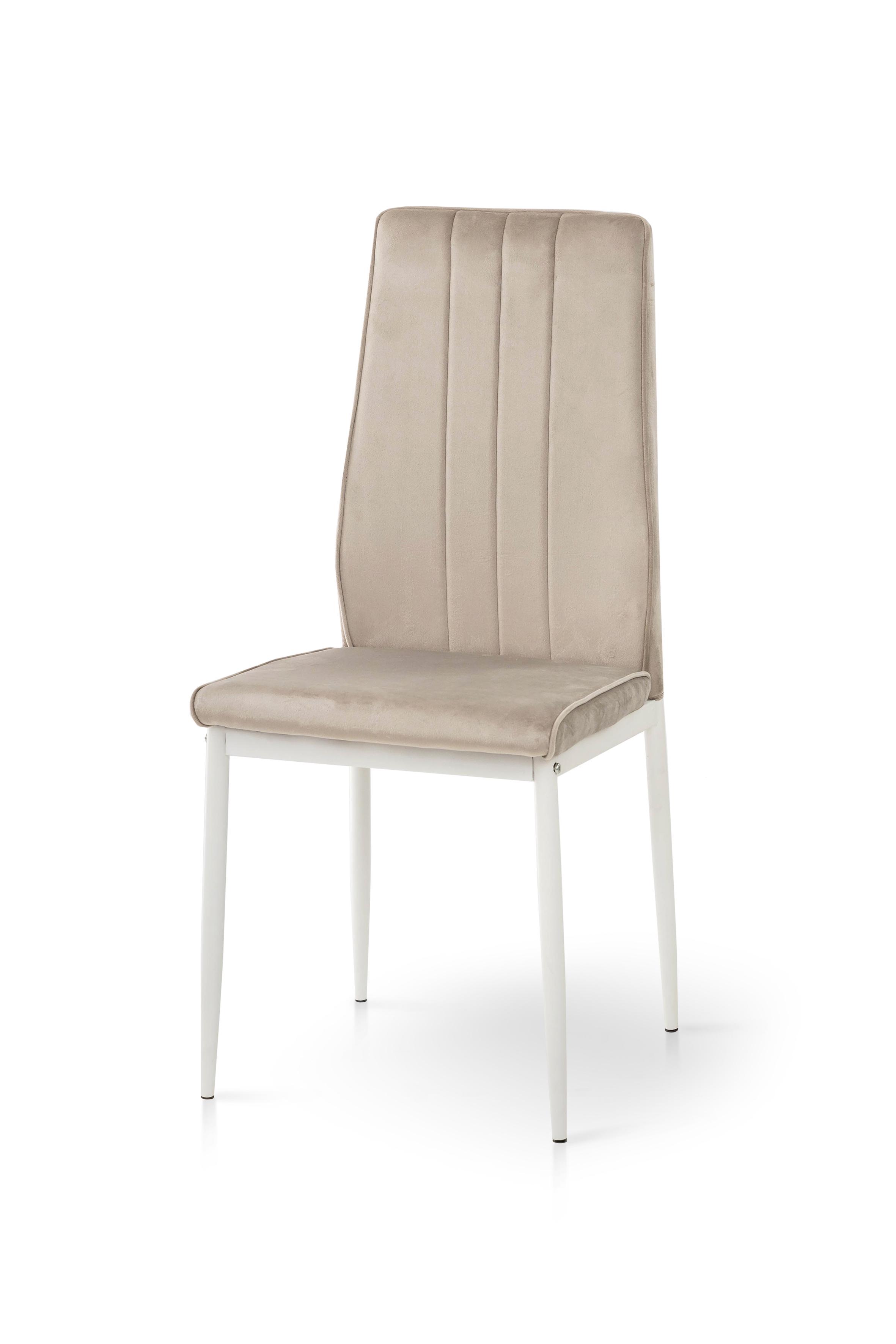 Стул для кухни и гостиной ГРЕЙС Рич 410х970х400 мм Белый/Песочный (GAА0057680) - фото 3