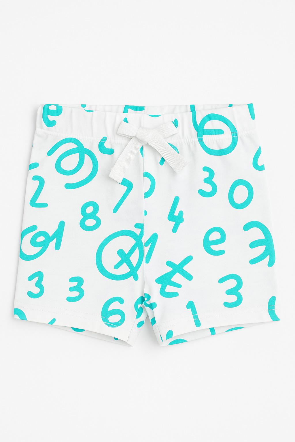 Шорти PRIMARK 5865107 принт 92 см Білий