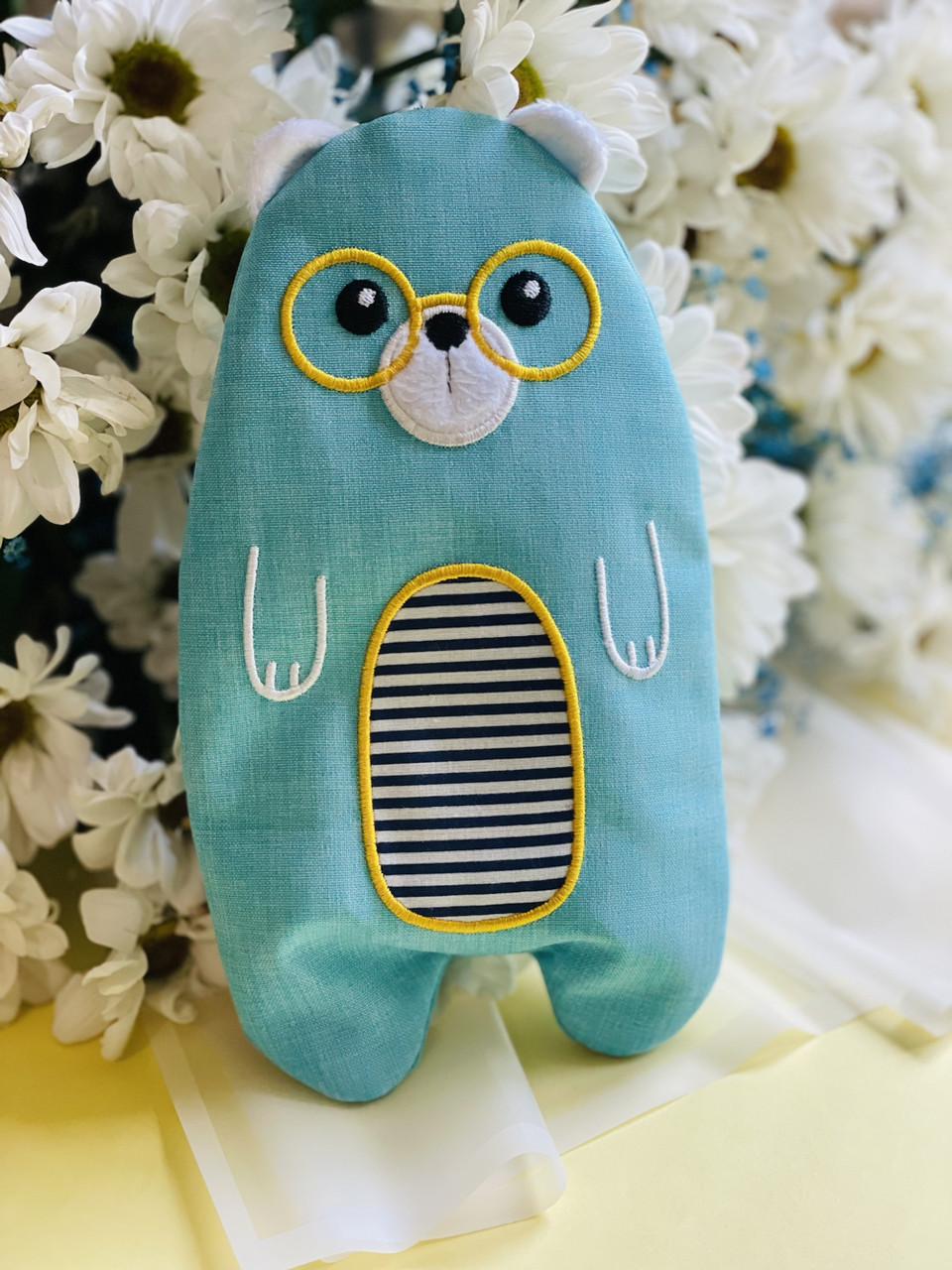 Игрушка-грелка Мишка от колик для новорожденных Голубой (1643610505) Игрушка-грелка Мишка от колик для новорожденных Голубой (1643610505)