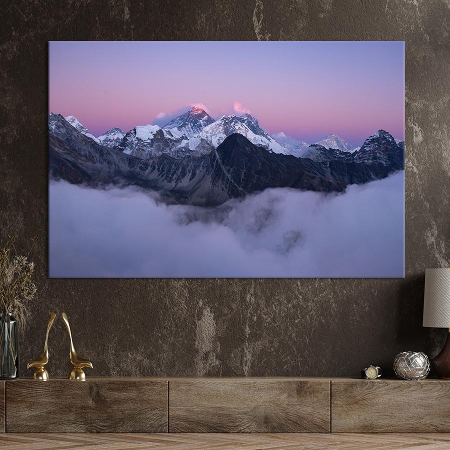 Настенний декор Восхитительные вершины гор 80x54 см (1918-1)