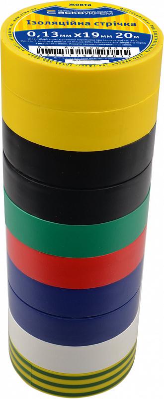 Набор изолент АСКО-УКРЕМ №3 10 шт. 0,13х19 мм/20 м Разноцветный (28681552)