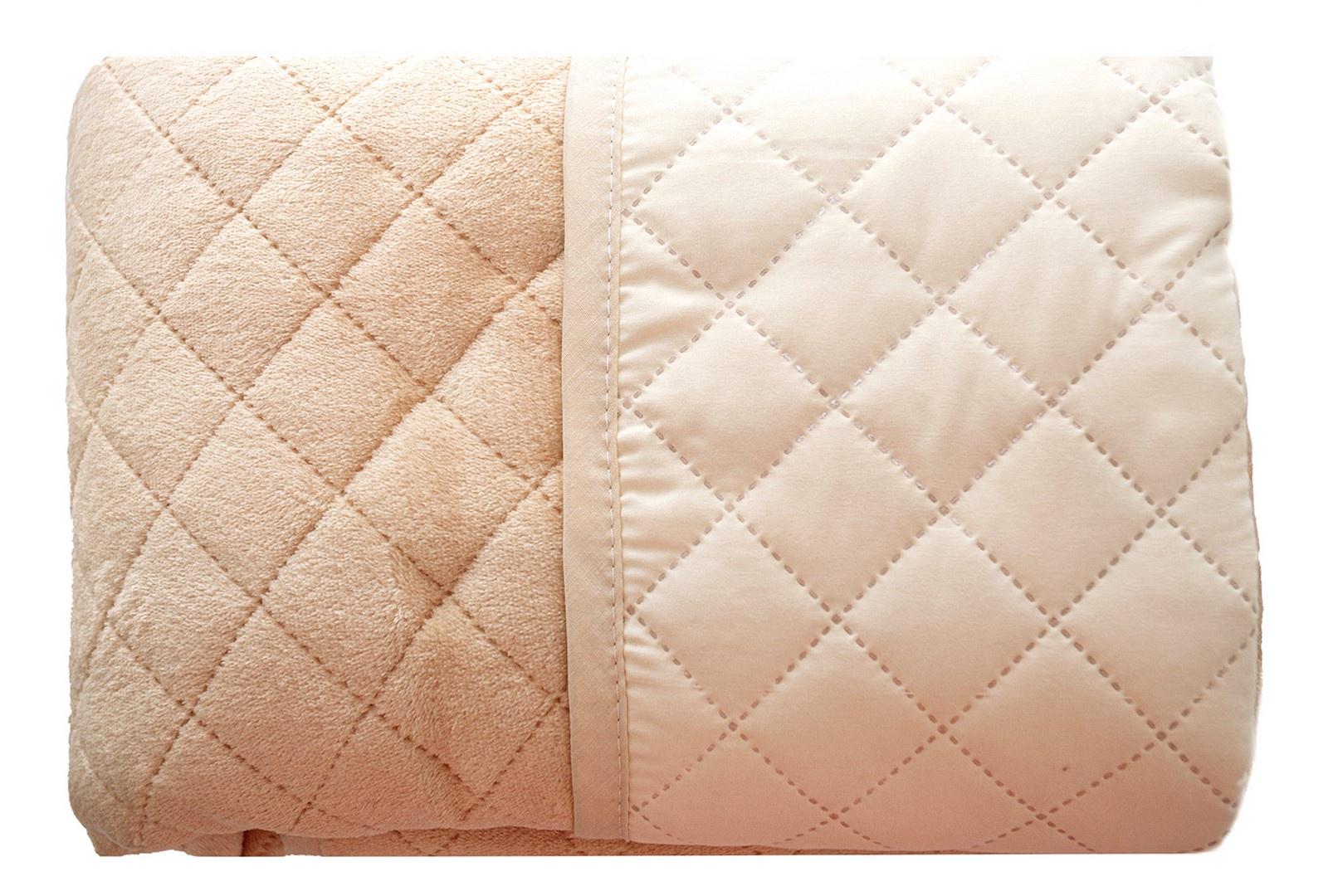 Покрывало флисовое двухстороннее Zastelli Camel/квадраты 140х205 см (22047) - фото 4 Покрывало флисовое двухстороннее Zastelli Camel/квадраты 140х205 см (22047) - фото 4