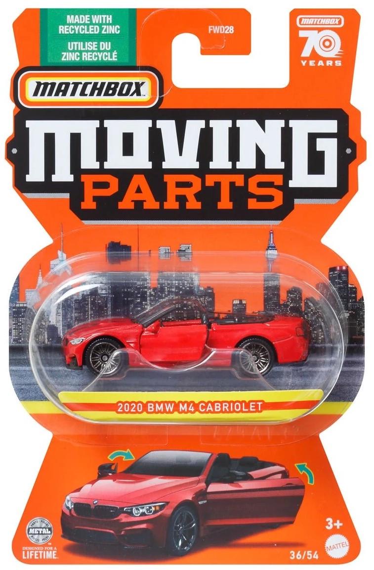 Игрушечная машинка Matchbox 2020 BMW M4 Cabriolet 2023 Moving Parts №36 (HLG21) - фото 2 Игрушечная машинка Matchbox 2020 BMW M4 Cabriolet 2023 Moving Parts №36 (HLG21) - фото 2