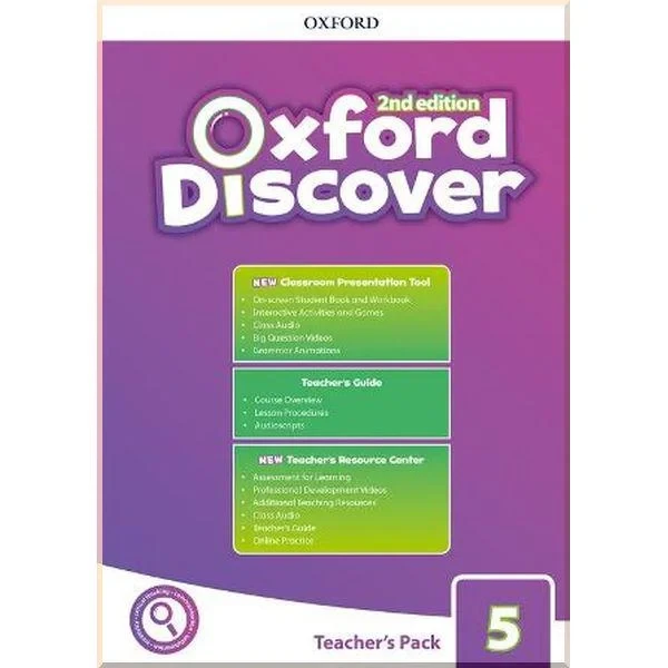 Книга для учителя Oxford Discover Second Edition 5 Teacher's Pack