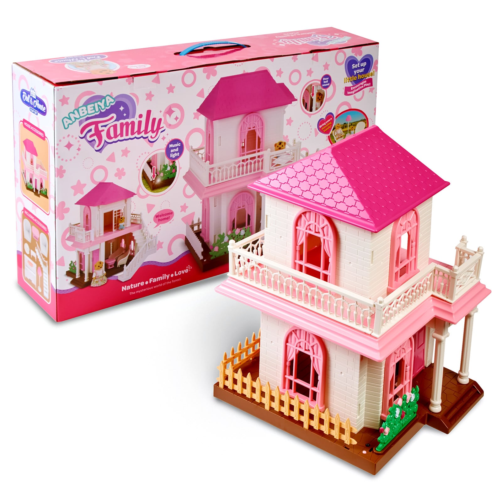 Игрушечный кукольный домик Doll House Family