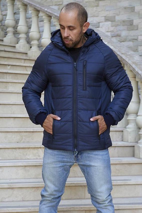 Куртка мужская демисезонная M Темно-синий (194432)