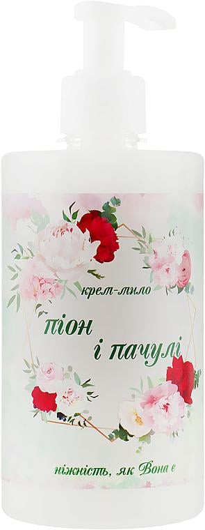 Крем-мыло жидкое АРМОНИ Sabon Пион и пачули с дозатором 500 мл (2697)