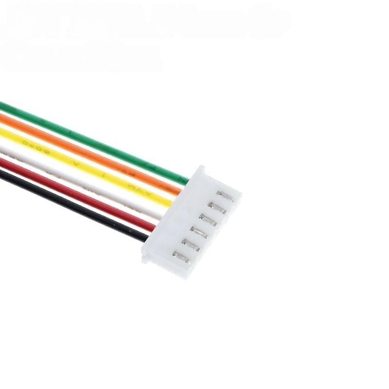 Кабель с разъемами JST-XH 2,54 мм Female 6pin двухсторонний для FPV дронов/балансировки батарей 5S 10 см (00-00028085)