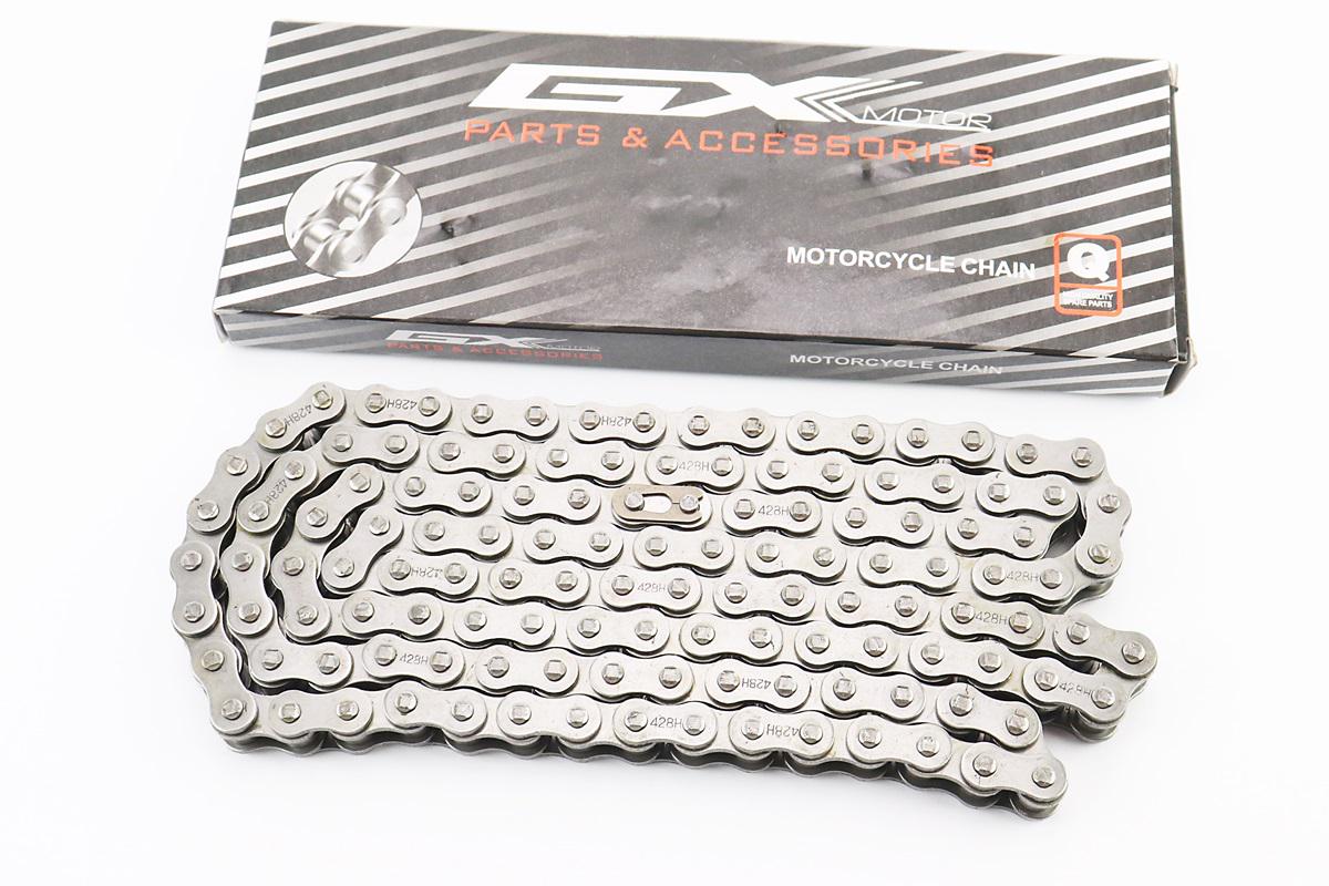 Цепь привода колеса к мотоциклу Viper V200R 428H 128 звеньев (505241)