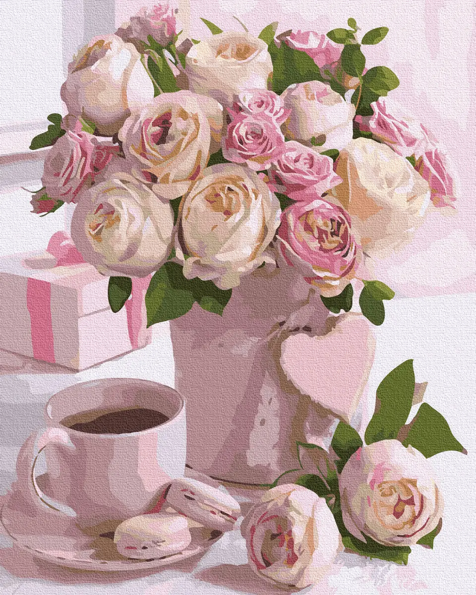 Картина по номерам Brushme Нежный натюрморт 40x50 см (BRM33632)