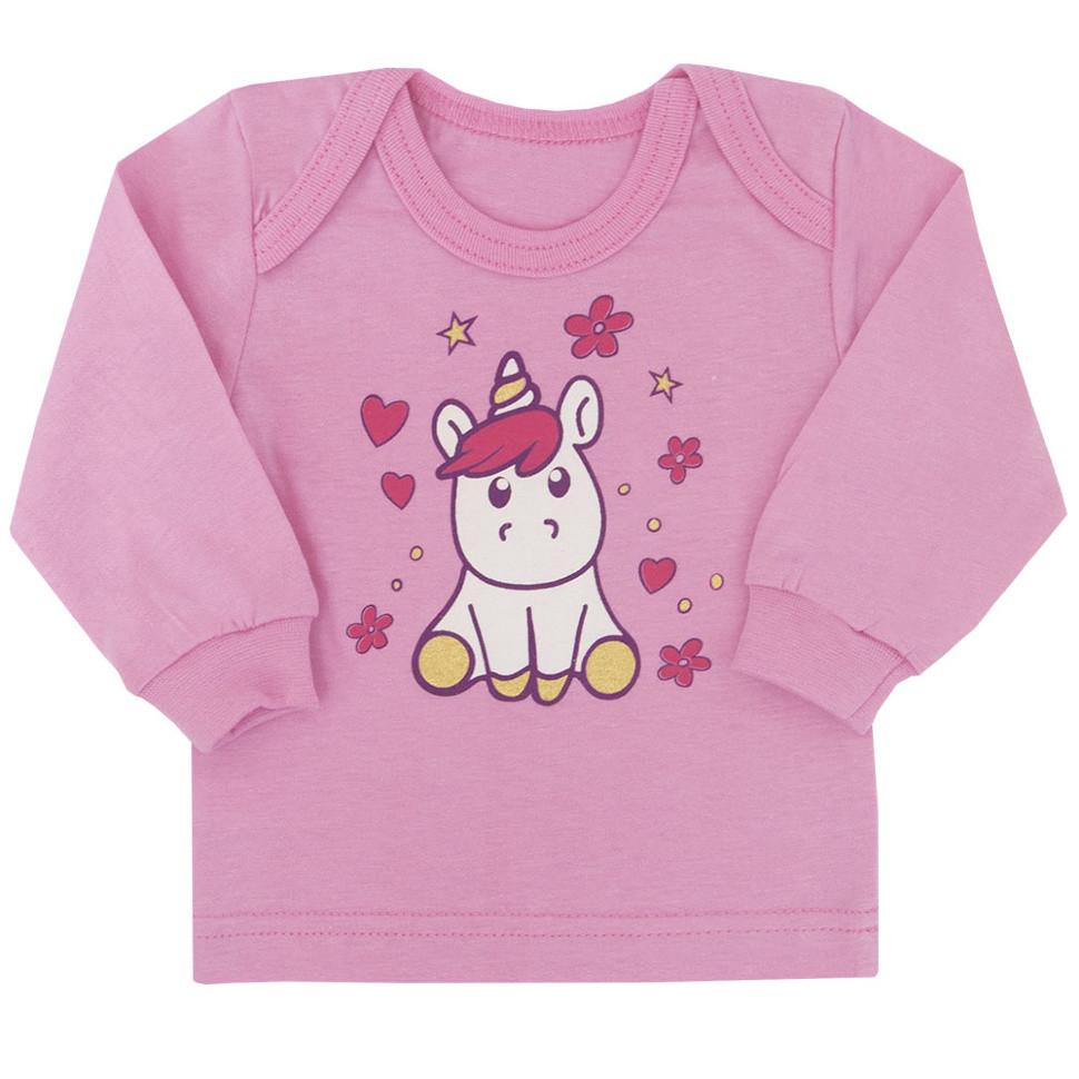 Футболка детская для девочки GABBI FT-19-12 62 см Розовый (11641) Футболка детская для девочки GABBI FT-19-12 62 см Розовый (11641)