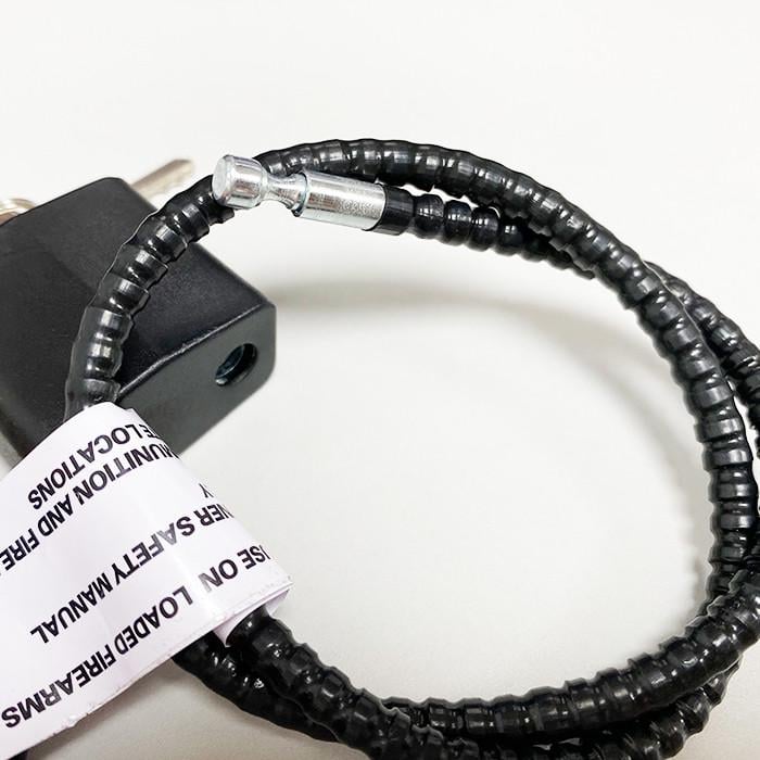 Замок навесной Solve с тросом 20 см Red (KT6009005) - фото 5 Замок навесной Solve с тросом 20 см Red (KT6009005) - фото 5